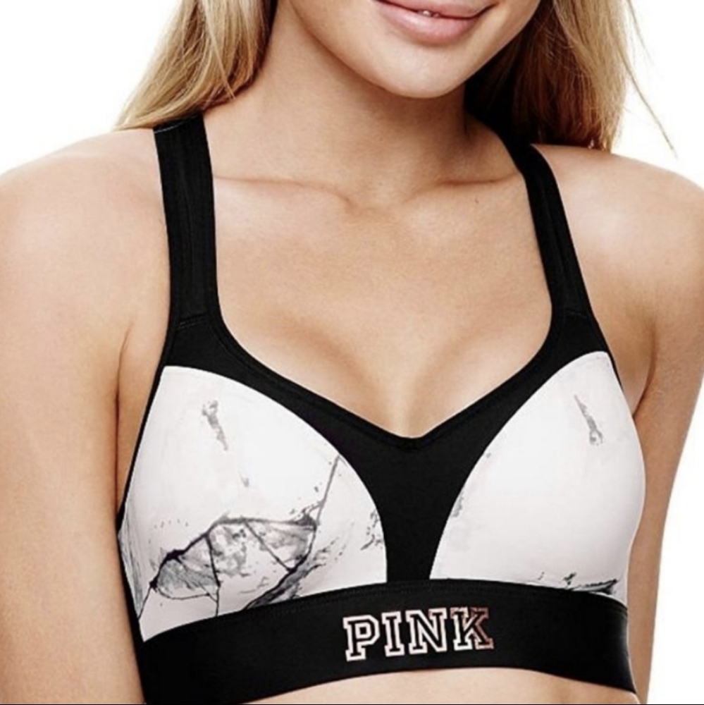 VS PINK Marble Sports Bra - Picture 6 of 7